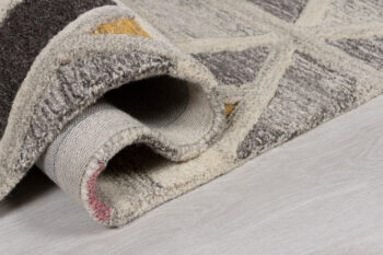 Flair Rugs, Kusový koberec Moda River Grey / Multi, 120x170, čiernobiela, obývacia izba