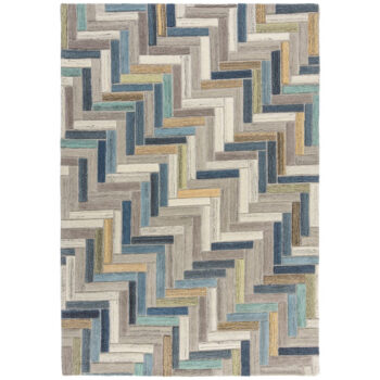 Flair Rugs, Kusový koberec Moda Russo Natural/Multi, 120x170, viacfarebná, chodba / predsieň