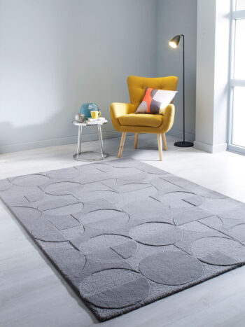 Flair Rugs, Kusový koberec Moderno Gigi Grey, 160x230, šedá, chodba / predsieň