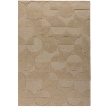 Flair Rugs, Kusový koberec Moderno Gigi Natural, 200x290, béžová, obývacia izba