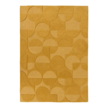 Flair Rugs, Kusový koberec Moderno Gigi Ochre, 120x170, žltá, chodba / predsieň