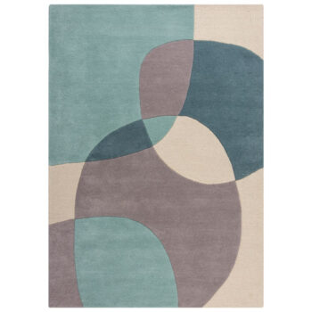 Flair Rugs, Kusový koberec Radiance Glow Blue, 160x230, modrá, obývacia izba