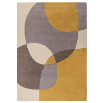 Flair Rugs, Kusový koberec Radiance Glow Ochre, 200x290, žltá, obývacia izba