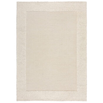 Flair Rugs, Kusový koberec Rue Plait Natural, 160x230, biela, obývacia izba