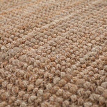 Flair Rugs, Kusový koberec Sarita Jute Boucle Natural, 200x290, béžová, chodba / predsieň