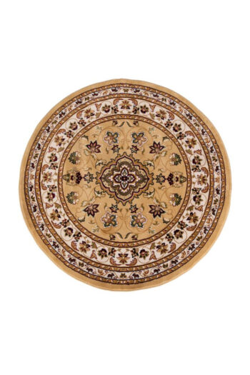 Flair Rugs, Kusový koberec Sincerity Royale Sherborne Beige kruh, 133x133 (priemer) kruh, béžová, obývacia izba