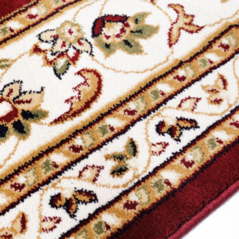 Flair Rugs, Kusový koberec Sincerity Royale Sherborne Red kruh, 133x133 (priemer) kruh, červená, kancelária