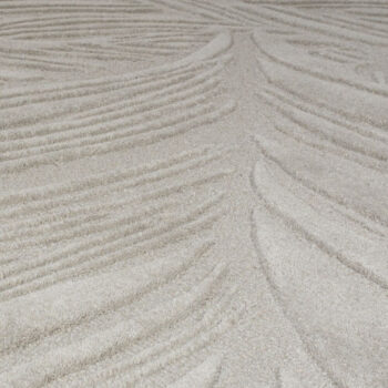 Flair Rugs, Kusový koberec Solace Lino Leaf Grey, 120x170, šedá, obývacia izba