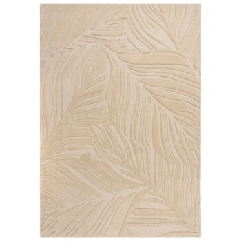 Flair Rugs, Kusový koberec Solace Lino Leaf Natural, 120x170, béžová, obývacia izba