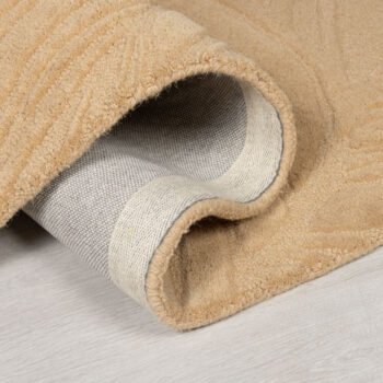 Flair Rugs, Kusový koberec Solace Lino Leaf Stone, 120x170, béžová, obývacia izba