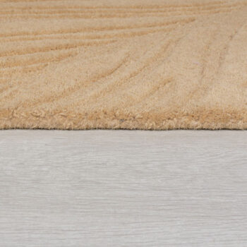 Flair Rugs, Kusový koberec Solace Lino Leaf Stone, 120x170, béžová, obývacia izba