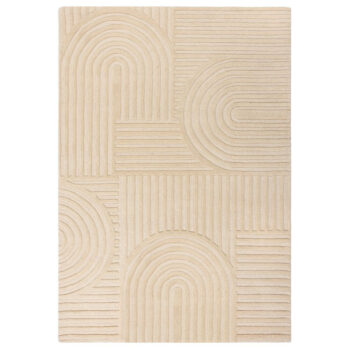 Flair Rugs, Kusový koberec Solace Zen Garden Natural, 200x290, béžová, obývacia izba