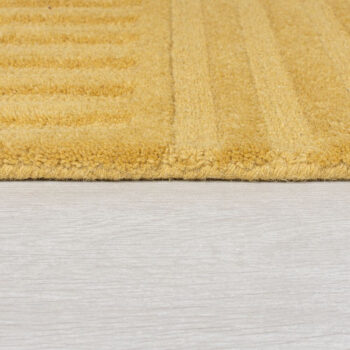 Flair Rugs, Kusový koberec Solace Zen Garden Ochre, 120x170, žltá, obývacia izba