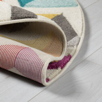 Flair Rugs, Kusový koberec Spectrum Bolero Multi kruh, 160x160 (priemer) kruh, viacfarebná, kancelária