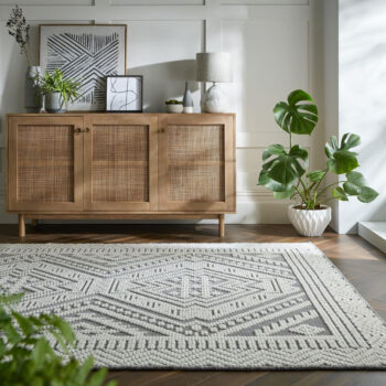 Flair Rugs, Kusový koberec Verve Jaipur Grey, 80x160, šedá, chodba / predsieň
