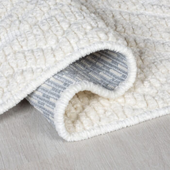 Flair Rugs, Kusový koberec Verve Jaipur Ivory, 80x160, biela, obývacia izba