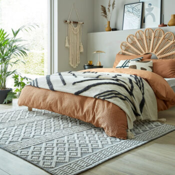 Flair Rugs, Kusový koberec Verve Jhansi Grey, 80x160, šedá, chodba / predsieň