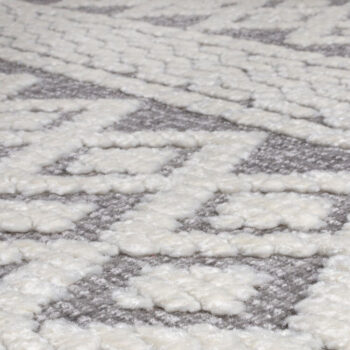 Flair Rugs, Kusový koberec Verve Jhansi Grey, 80x160, šedá, chodba / predsieň