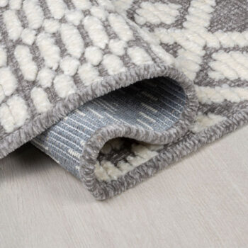 Flair Rugs, Kusový koberec Verve Jhansi Grey, 80x160, šedá, chodba / predsieň