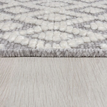 Flair Rugs, Kusový koberec Verve Jhansi Grey, 80x160, šedá, chodba / predsieň