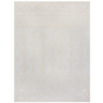 Flair Rugs, Kusový koberec Verve Shyla Ivory, 160x240, biela, obývacia izba