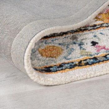 Flair Rugs, Kusový koberec Wool Loop Dahlia Yellow/Multi, 120x170, žltá, obývacia izba