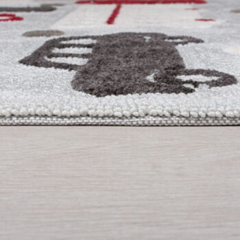 Flair Rugs, Kusový koberec Zest Kids City Buzz Grey/Multi, 100x150, viacfarebná, detská izba