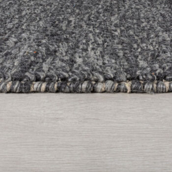 Flair Rugs, Ručne tkaný kusový koberec Minerals Dark Grey, 120x170, šedá, chodba / predsieň