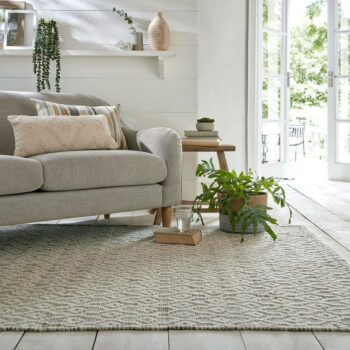 Flair Rugs, Ručne tkaný kusový koberec Nur Wool Dream Grey/Ivory, 120x170, šedá, obývacia izba