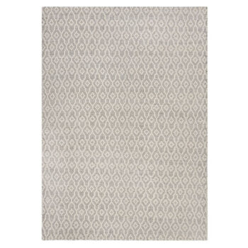 Flair Rugs, Ručne tkaný kusový koberec Nur Wool Dream Grey/Ivory, 80x150, šedá, obývacia izba