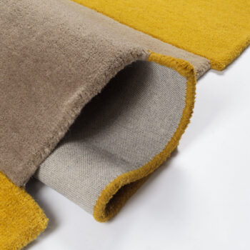 Flair Rugs, Ručne všívaný kusový koberec Abstract Collage Ochre / Natural, 200x290, žltá, detská izba