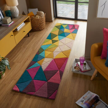 Flair Rugs, Ručne všívaný kusový koberec Illusion Falmouth Multi, 200x290, viacfarebná, obývacia izba