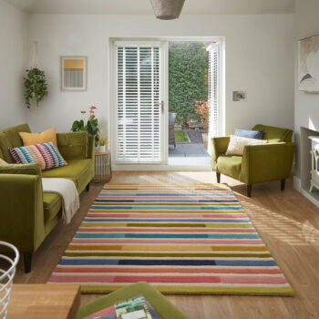 Flair Rugs, Ručne všívaný kusový koberec Illusion Piano Pink/Multi, 160x230, viacfarebná, detská izba