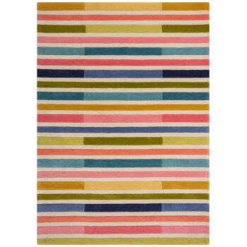 Flair Rugs, Ručne všívaný kusový koberec Illusion Piano Pink/Multi, 160x230, viacfarebná, detská izba