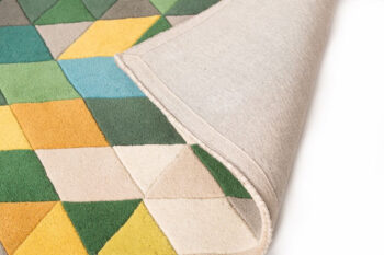 Flair Rugs, Ručne všívaný kusový koberec Illusion Prism Green / Multi, 80x150, viacfarebná, obývacia izba