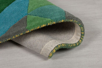 Flair Rugs, Ručne všívaný kusový koberec Illusion Prism Green / Multi, 80x150, viacfarebná, obývacia izba