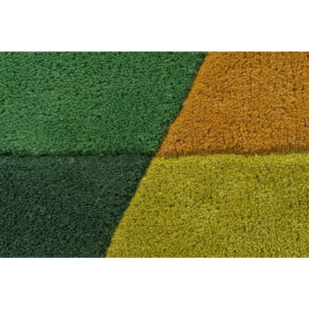 Flair Rugs, Ručne všívaný kusový koberec Illusion Prism Green/Multi kruh, 160x160 (priemer) kruh, viacfarebná, obývacia izba