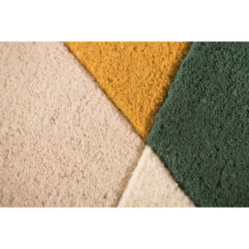 Flair Rugs, Ručne všívaný kusový koberec Illusion Prism Green/Multi kruh, 160x160 (priemer) kruh, viacfarebná, obývacia izba