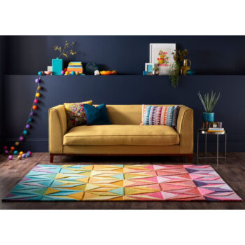 Flair Rugs, Ručne všívaný kusový koberec Illusion Reverie Multi, 160x230, viacfarebná, chodba / predsieň