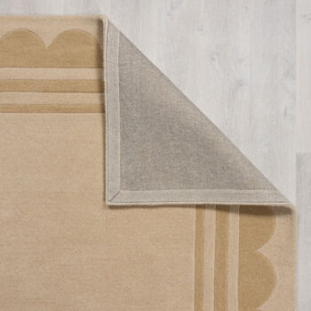 Flair Rugs, Ručne všívaný kusový koberec Lois Scallop Natural, 120x170, béžová, chodba / predsieň
