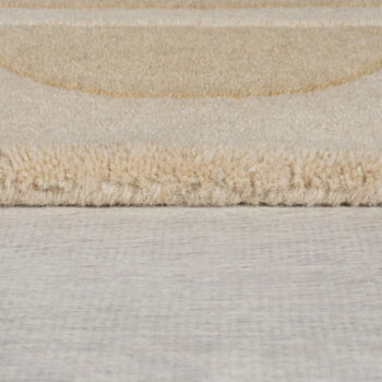 Flair Rugs, Ručne všívaný kusový koberec Lois Scallop Natural, 120x170, béžová, chodba / predsieň