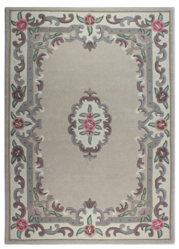 Flair Rugs, Ručne všívaný kusový koberec Lotus premium Fawn, 120x180, béžová, chodba / predsieň