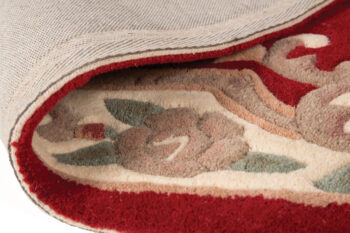 Flair Rugs, Ručne všívaný kusový koberec Lotus premium Red, 75x150, červená, chodba / predsieň
