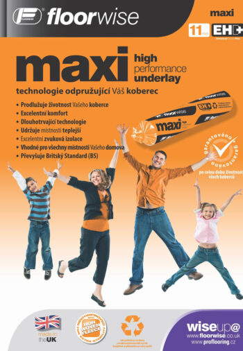 Floorwise Podložka pod koberec Floorwise Maxi (role 15 m2) - 137x1100 (rola 15 m2) cm
