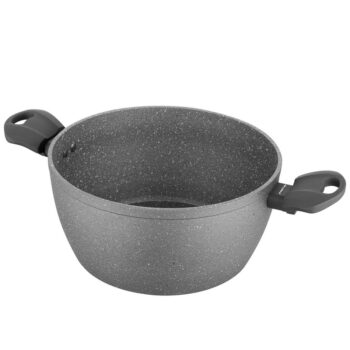 Florina Hrniec s pokrievkou Lava Stone MG, 24 cm, 4 l, šedá