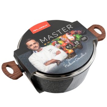 Florina Hrniec s pokrievkou Master MG,  28 cm, 6,1 l, šedá
