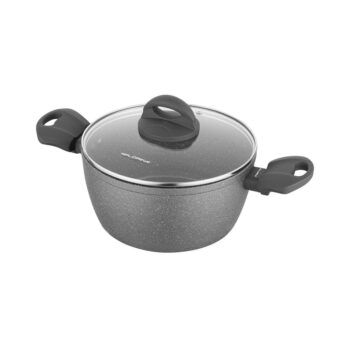 Florina Kamenný hrniec s pokrievkou na indukciu a plyn Lava Stone MG, 16 cm, 1,2 l