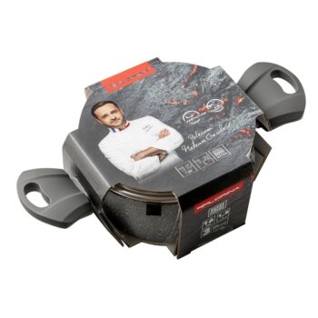 Florina Kamenný hrniec s pokrievkou na indukciu a plyn Lava Stone MG, 16 cm, 1,2 l