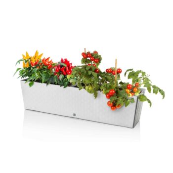 Flower Lover Samozavlažovací kvetináč Supreme biela, 75 cm, 75 cm