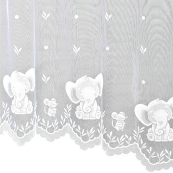 Forbyt Záclona Sloníčatá biela, 300 x 150 cm